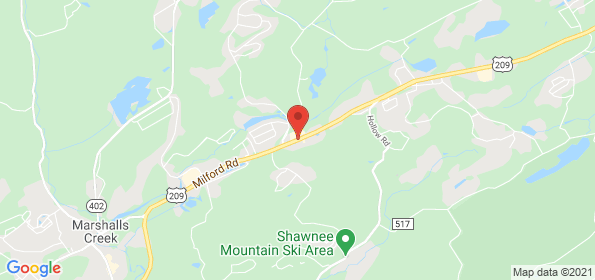 Marshalls Creek location on a map